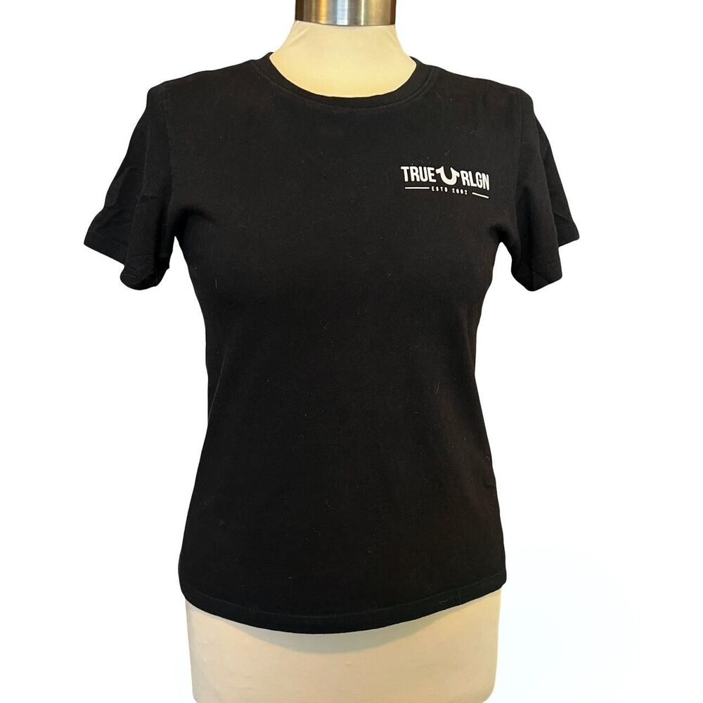 True-religion Women's Black T-shirt